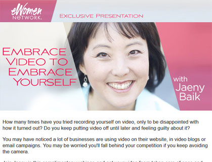 Embrace Video To Embrace Yourself